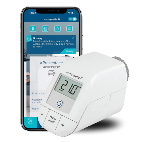 Inteligentna bezprzewodowa Głowica termostatyczna Basic HmIP-eTRV-B