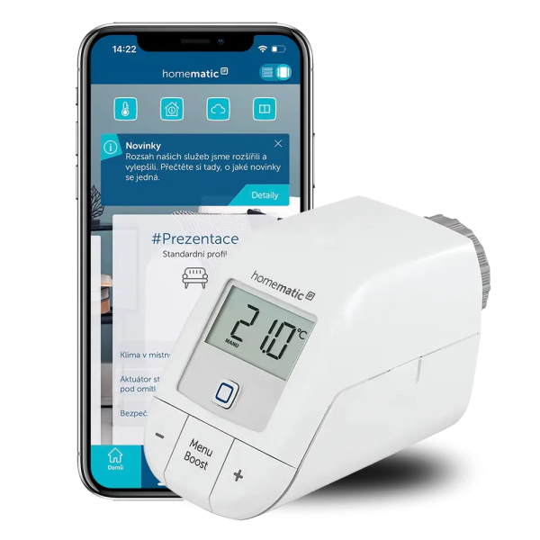 Inteligentna bezprzewodowa Głowica termostatyczna Basic HmIP-eTRV-B